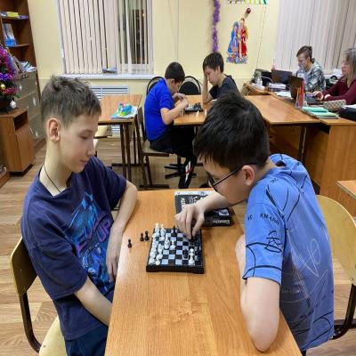 Обучение шахматам в казанской школе-интернат №7
