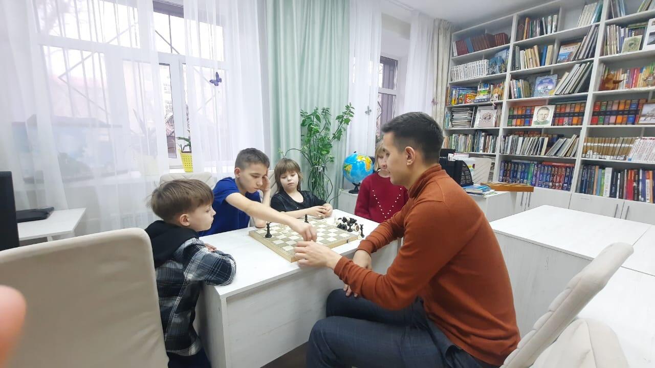 Шахматный урок для детей, оставшихся без попечения родителей «Детский дом Приволжского района г. Казани»
