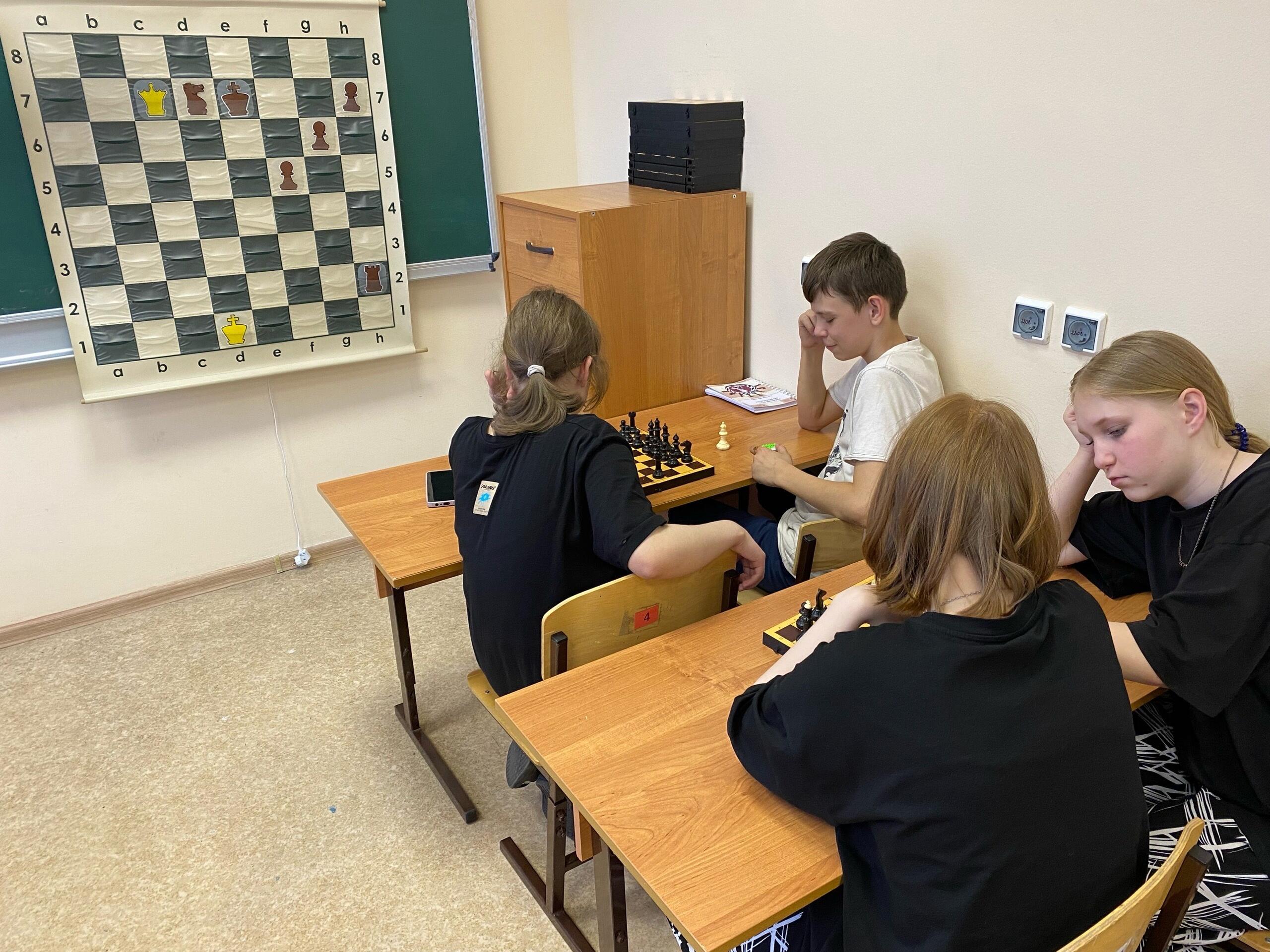 Благотворительные шахматные занятия